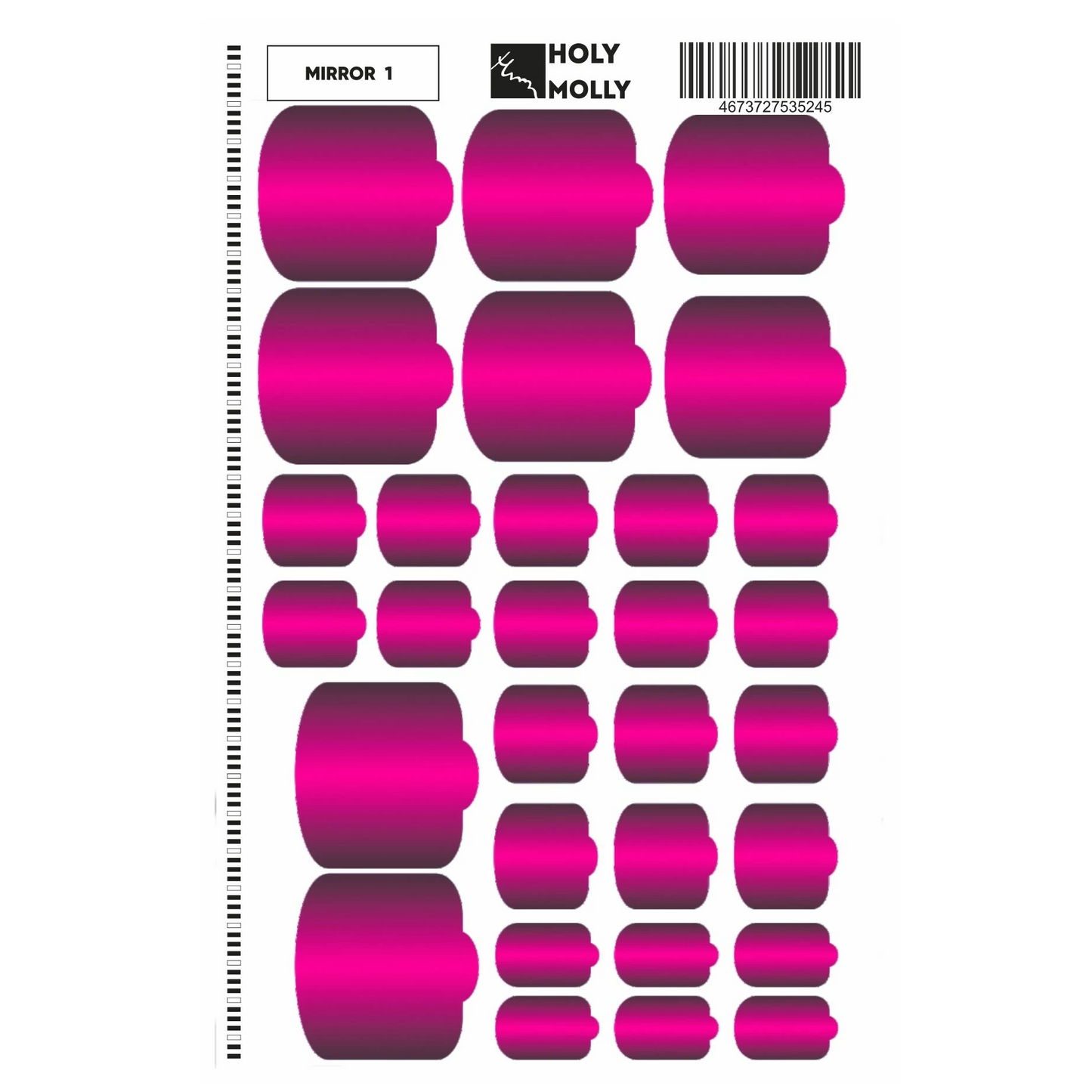 PEDICURE FILM MIRROR #1- HOLY MOLLY