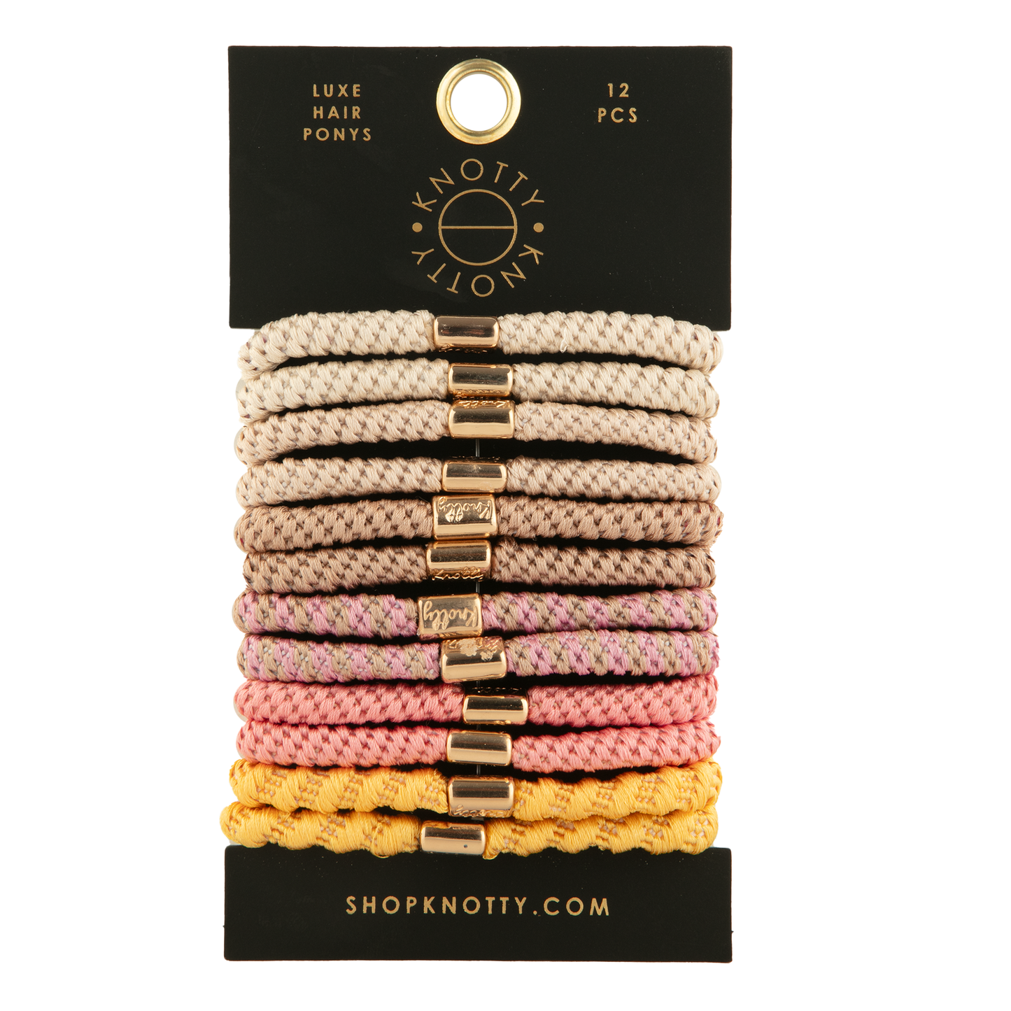 Luxe Hair Pony 12-Pack | Sorbet