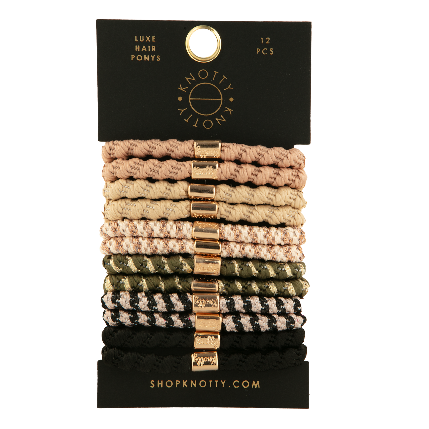 Luxe Hair Pony 12-Pack | Desert