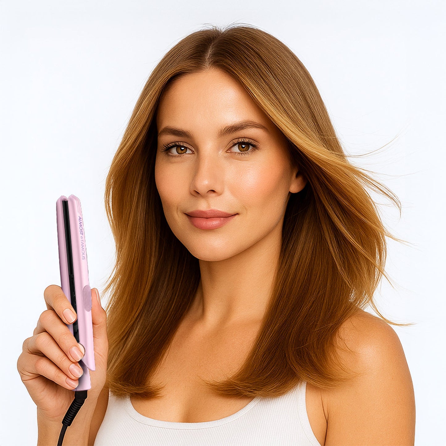 Living Color 0.5" Flat Iron with Travel Bag