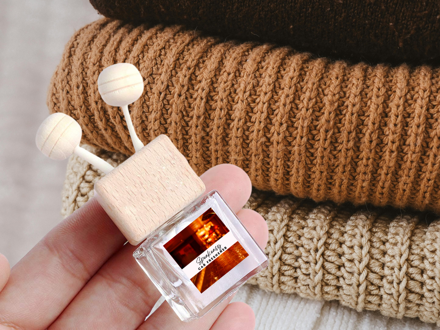 Warm & Cozy Vent Car Diffuser Collection – Sweet Vanilla, Pear & Toasted Marshmallow
