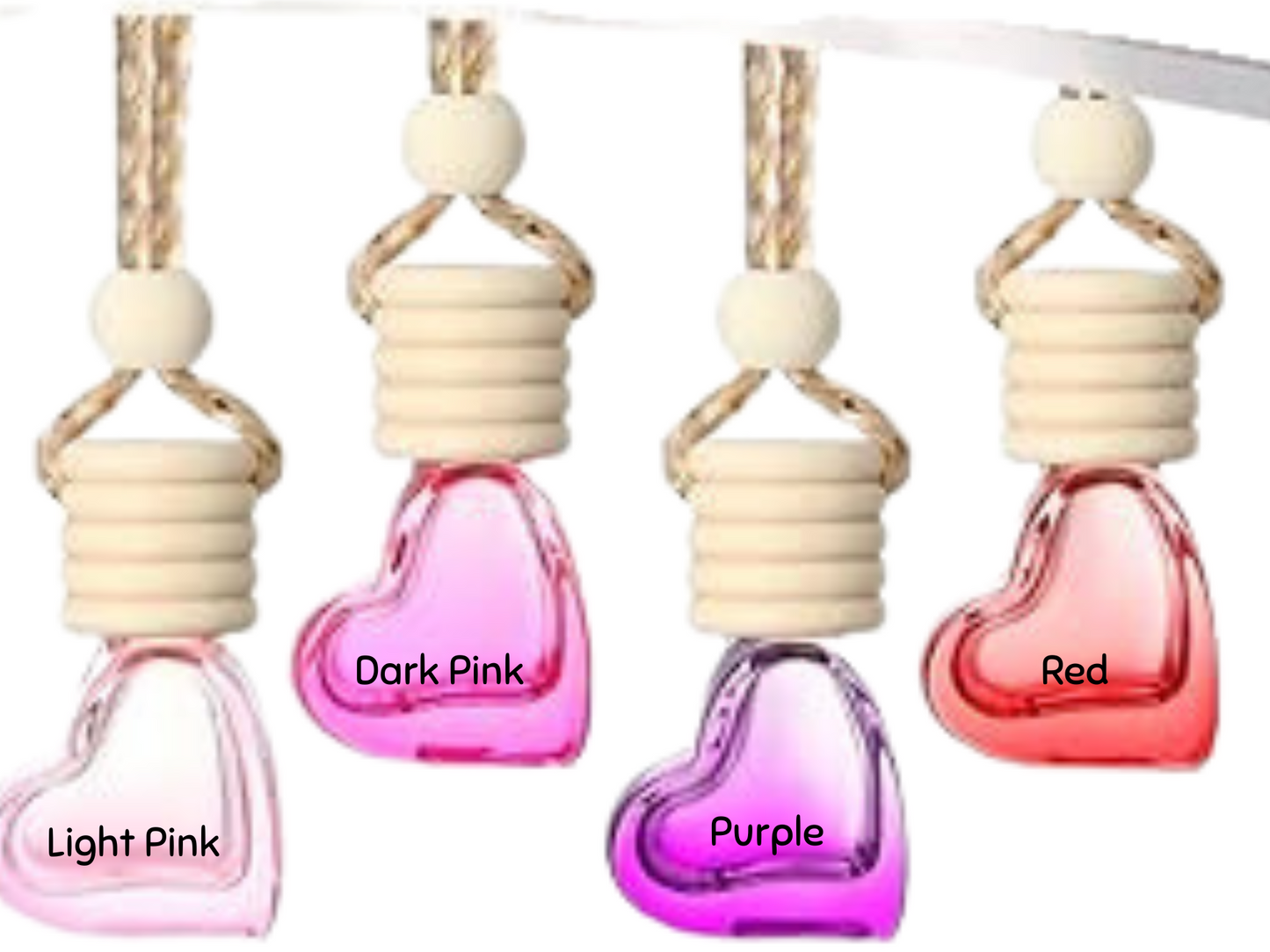 Floral & Feminine Hanging Car Freshener Collection – Elegant Blossoms & Soft Petals