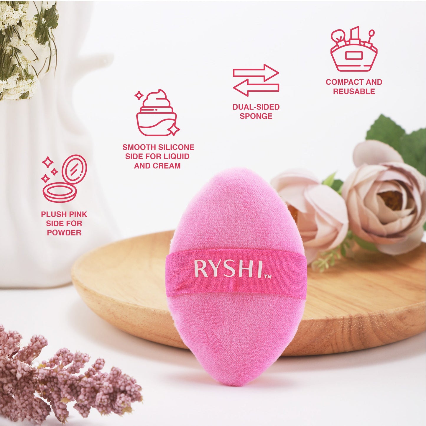 Complete Flawless Finish Set: Reversible Sponge + Regenerating Serum + Finger Beauty Blenders