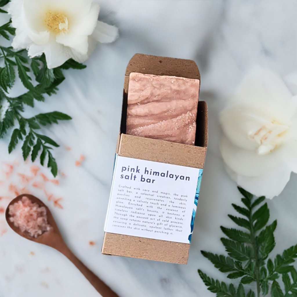 Pink Himalayan Salt and Shea Soap, Cold Process